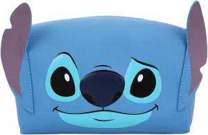 Bioworld Lilo & Stitch Stitch Face Cosmetic Bag With 3D Ears