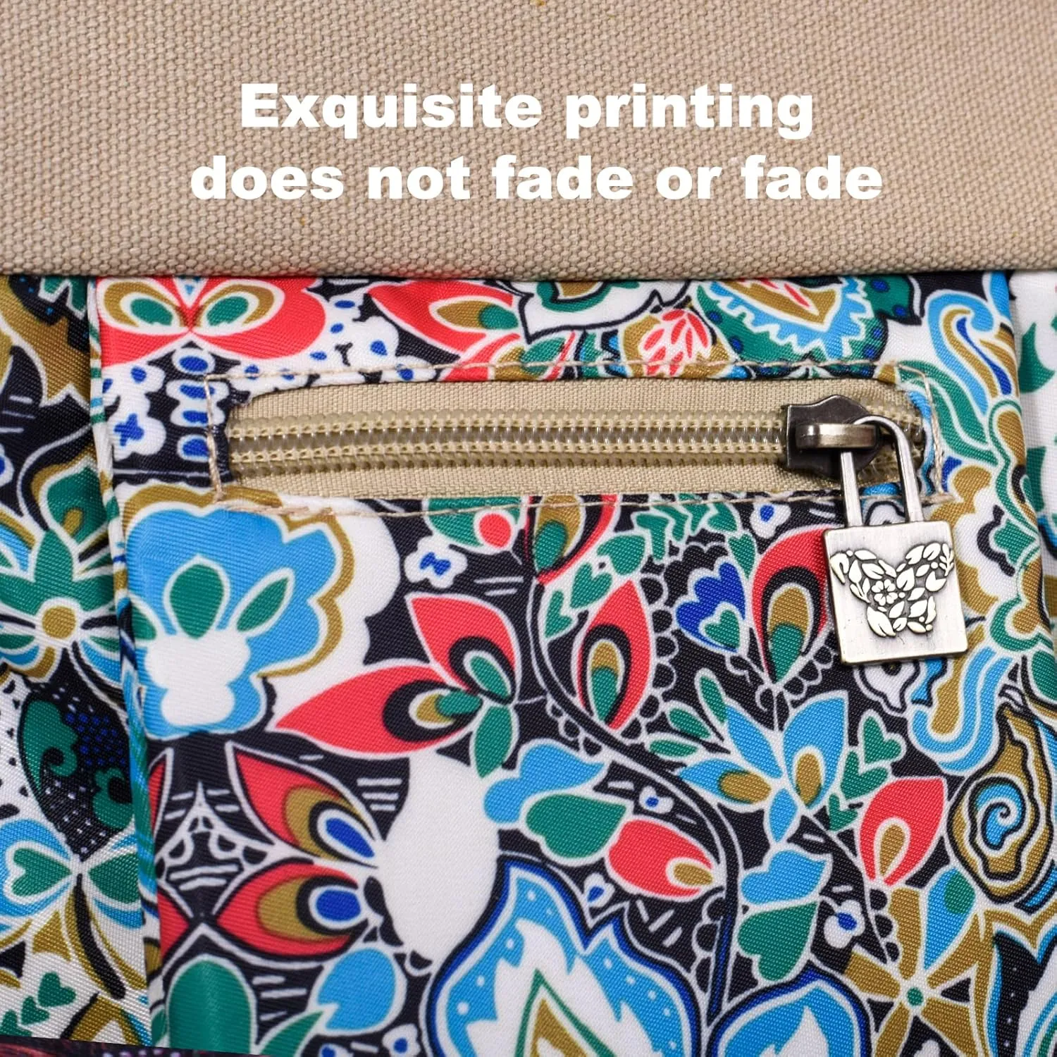 Black Butterfly boho series Large capacity canvas Personalized printing crossbody sling backpack， women tote handbags