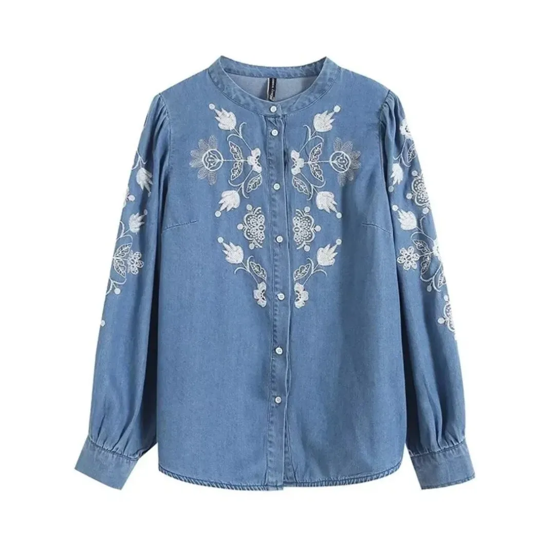 Blouse Local delivery Elena Denim Special edition