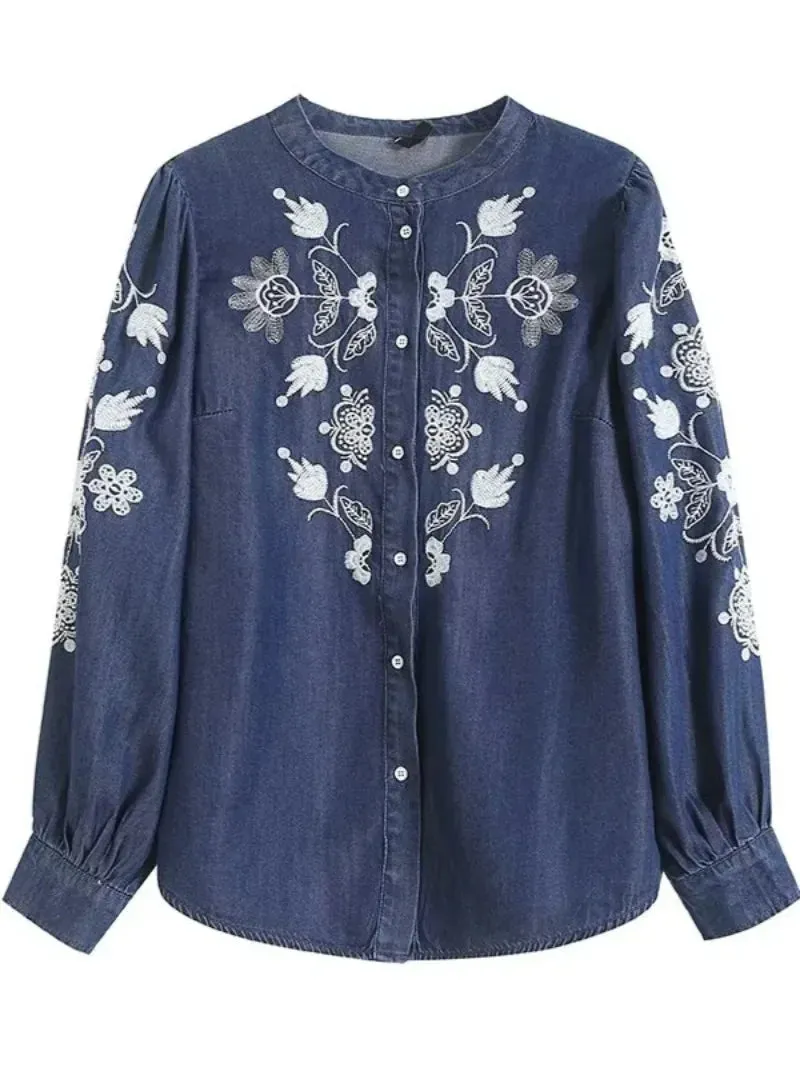 Blouse Local delivery Elena Denim Special edition