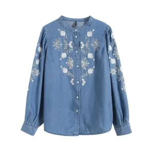 Blouse Local delivery Elena Denim Special edition