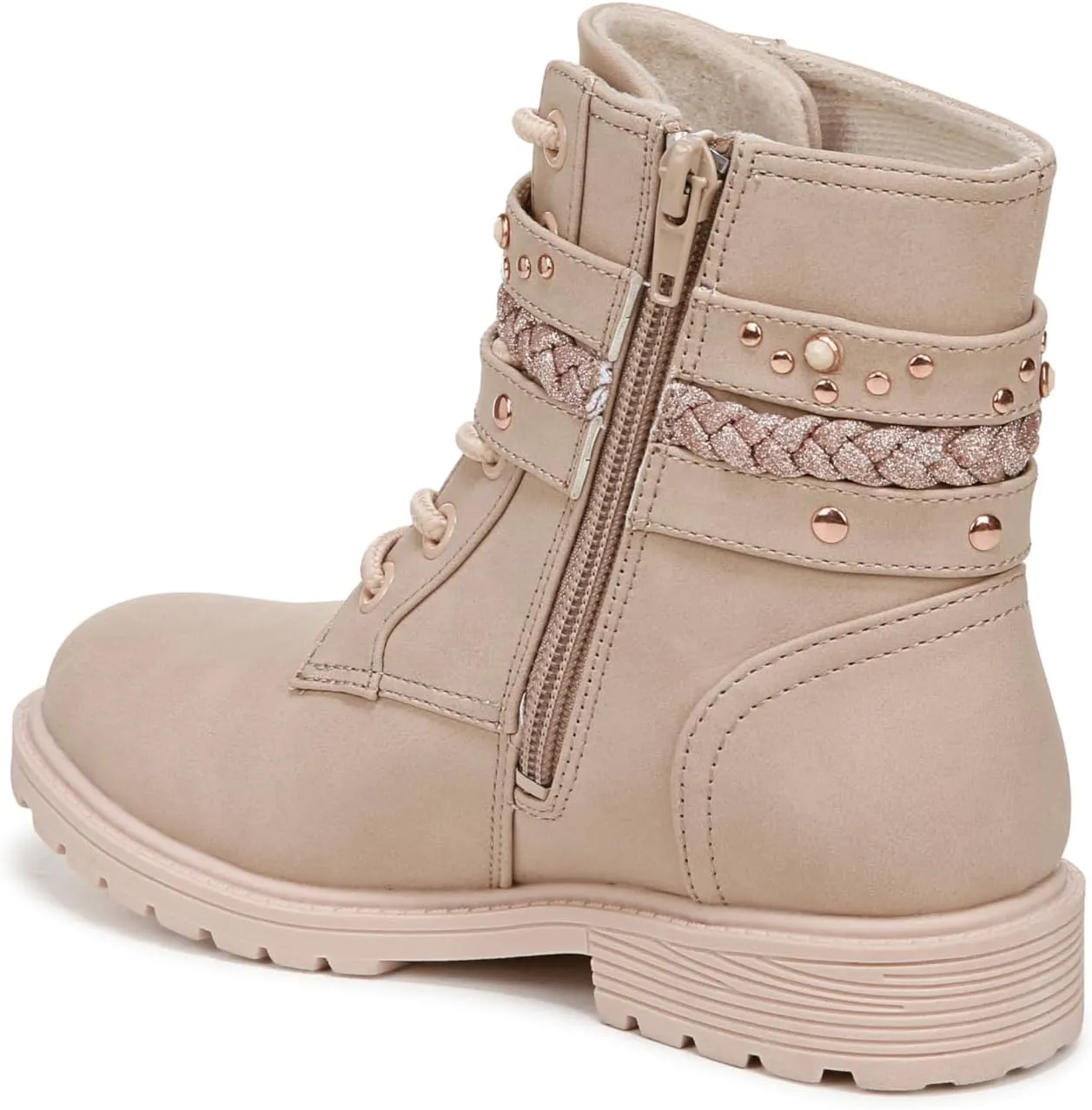 Blowfish Malibu Girl's Rayana-ki Side Zip Combat Boot