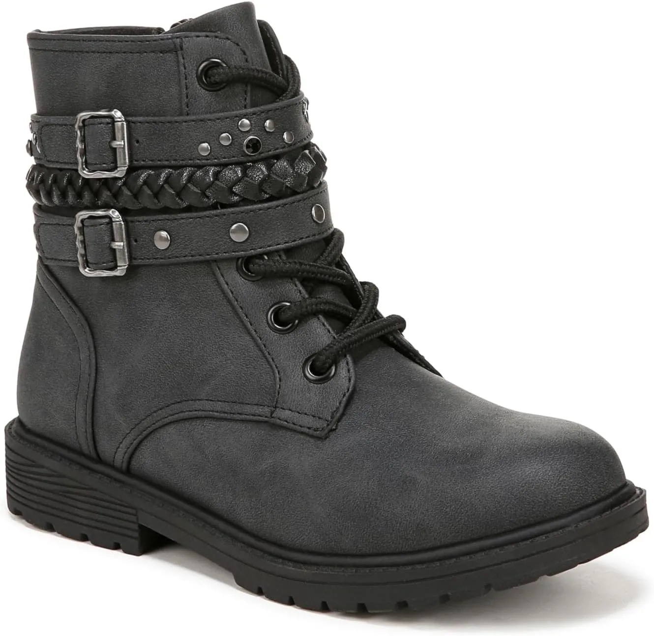 Blowfish Malibu Girl's Rayana-ki Side Zip Combat Boot