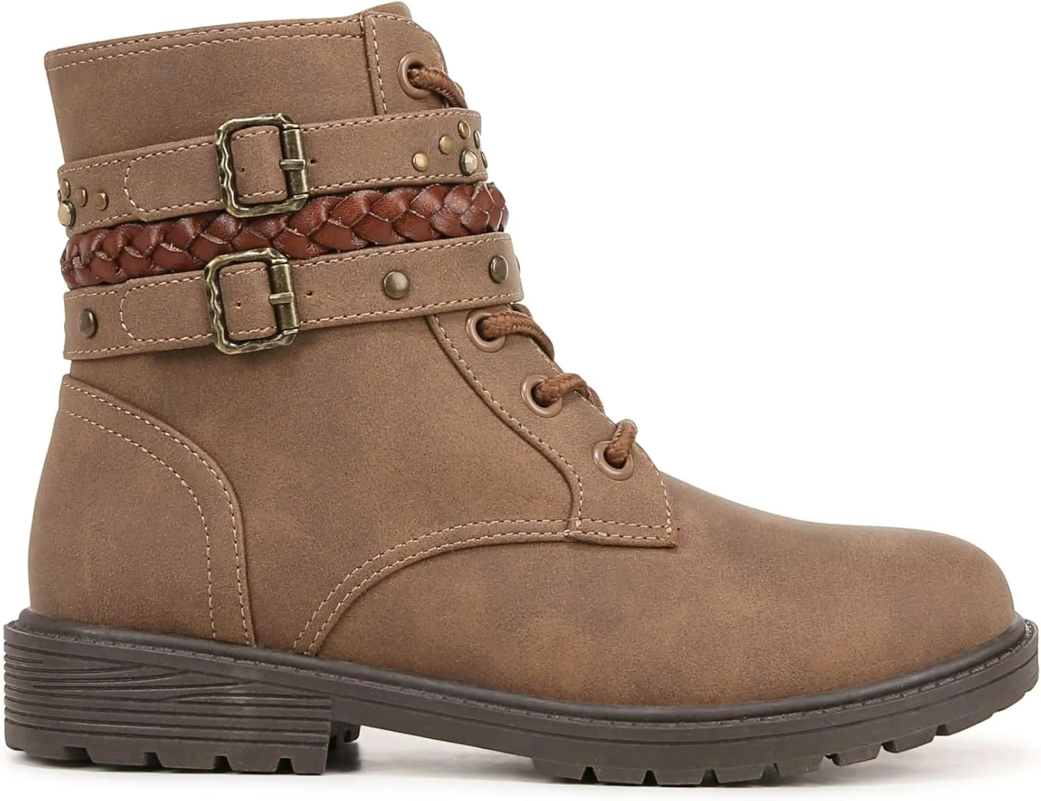 Blowfish Malibu Girl's Rayana-ki Side Zip Combat Boot