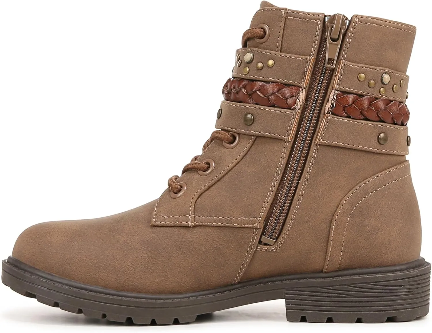 Blowfish Malibu Girl's Rayana-ki Side Zip Combat Boot