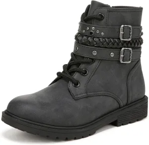 Blowfish Malibu Girl's Rayana-ki Side Zip Combat Boot