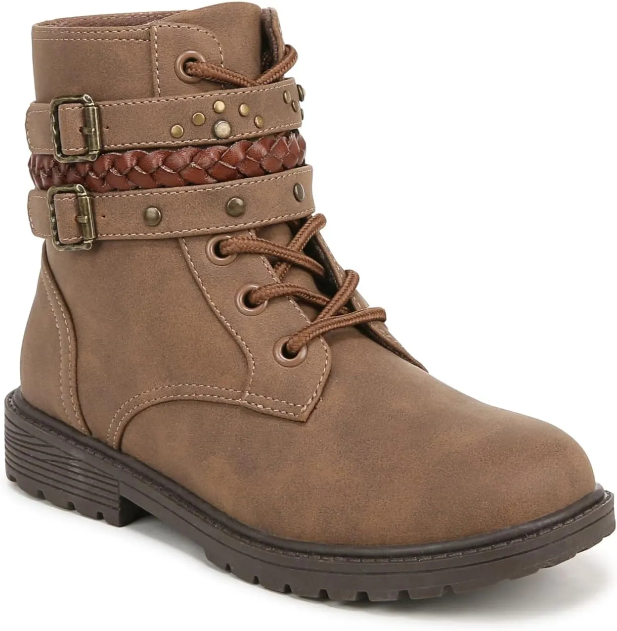 Blowfish Malibu Girl's Rayana-ki Side Zip Combat Boot