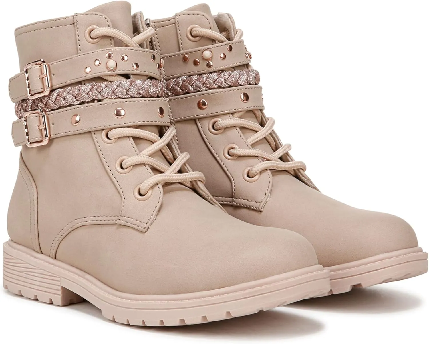 Blowfish Malibu Girl's Rayana-ki Side Zip Combat Boot