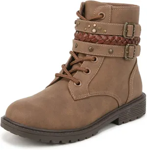 Blowfish Malibu Girl's Rayana-ki Side Zip Combat Boot