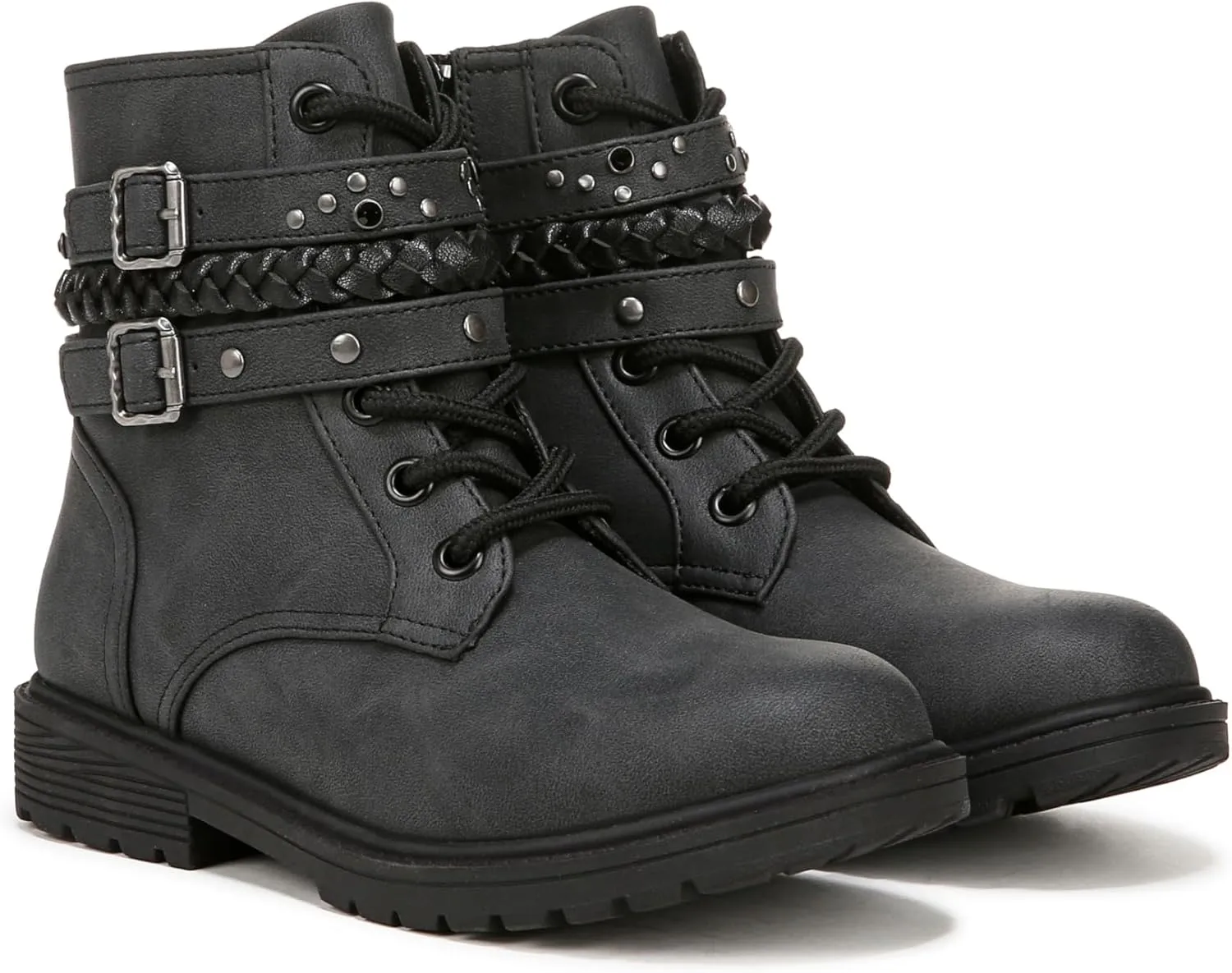 Blowfish Malibu Girl's Rayana-ki Side Zip Combat Boot