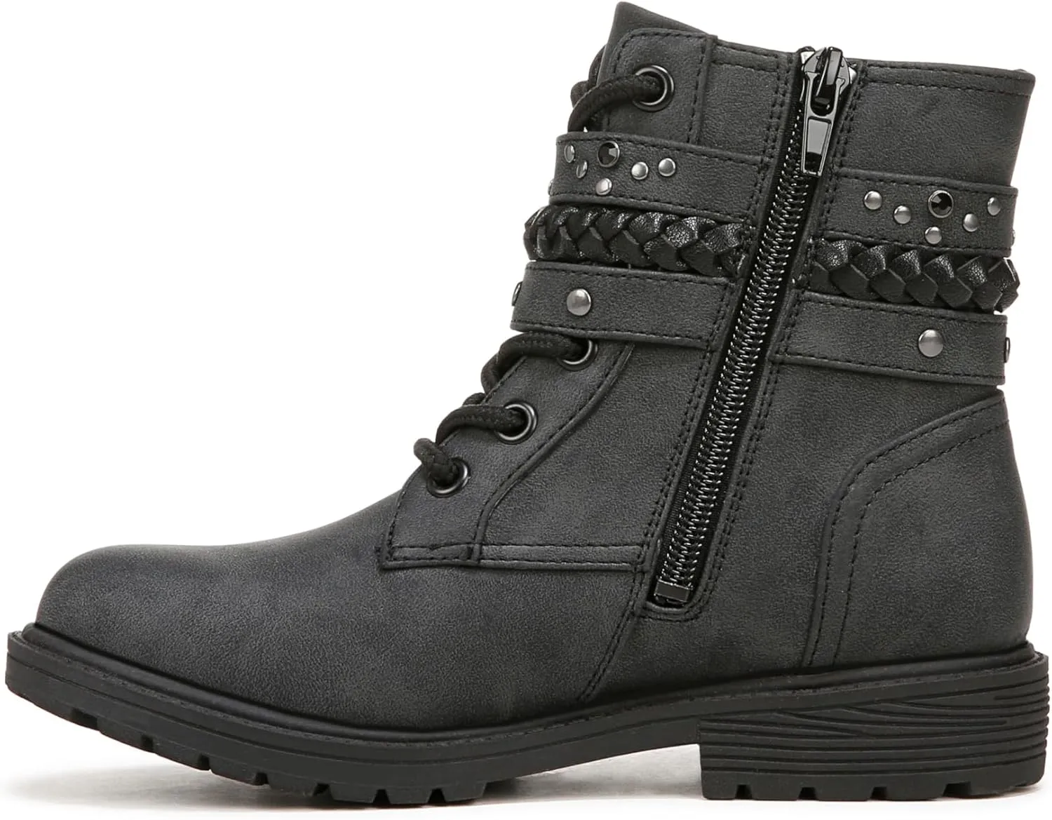 Blowfish Malibu Girl's Rayana-ki Side Zip Combat Boot