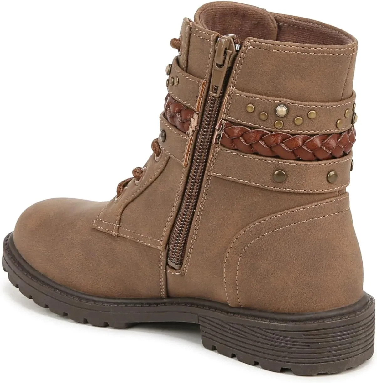 Blowfish Malibu Girl's Rayana-ki Side Zip Combat Boot