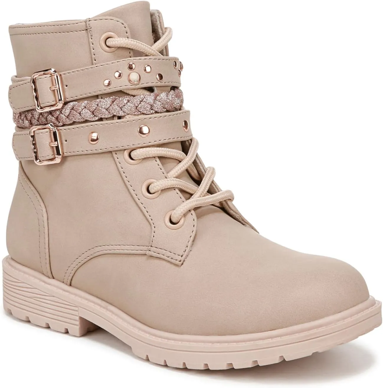 Blowfish Malibu Girl's Rayana-ki Side Zip Combat Boot