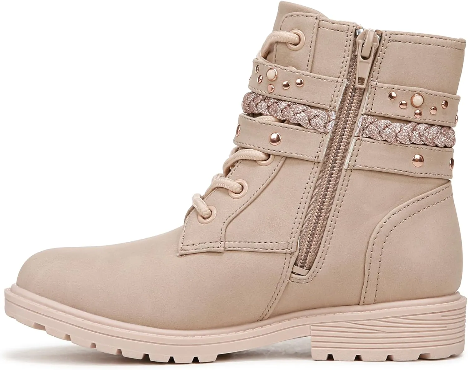 Blowfish Malibu Girl's Rayana-ki Side Zip Combat Boot