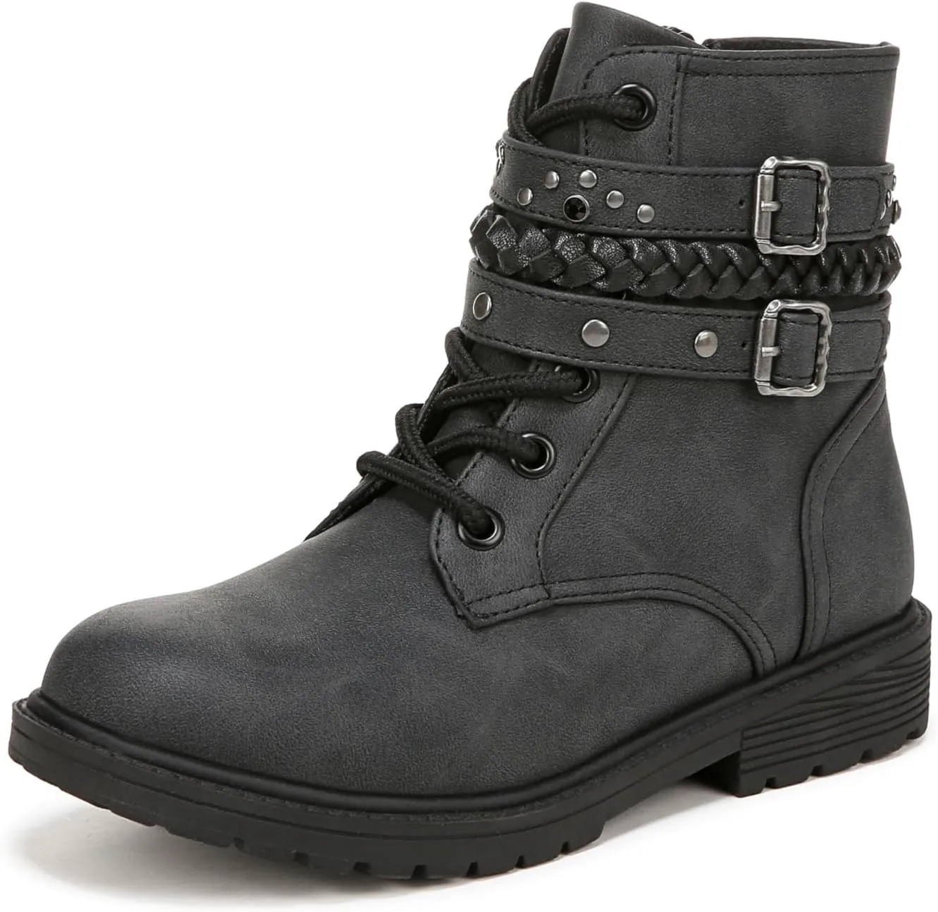 Blowfish Malibu Girl's Rayana-ki Side Zip Combat Boot