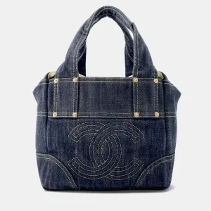 Blue Denim Sparkling tote bag