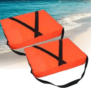 Boat Throwable Flotation Device, Emergency Marine Throwable Flotation Device, 18x14in High Buoyancy Foam Boat Cushions Life Preserver for Swimming, Rescue Boat,Boating