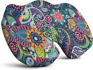 Boho Seat Cushion for Tailbone Pain Relief Office Computer Memory Foam Chair Cushion for Pressure Relief Coccyx Cushion Tailbone Pain & Sciatica for Boho Lover