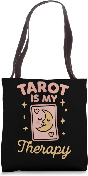 Boho Tarot Reader Moon Phase Spiritual Vibes Celestial Tarot Tote Bag