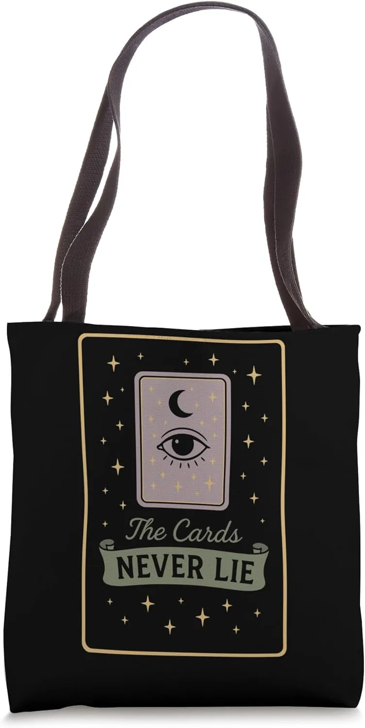 Boho Tarot Reader Moon Phase Spiritual Vibes Celestial Tarot Tote Bag