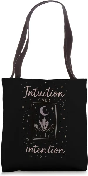 Boho Tarot Reader Moon Phase Spiritual Vibes Celestial Tarot Tote Bag