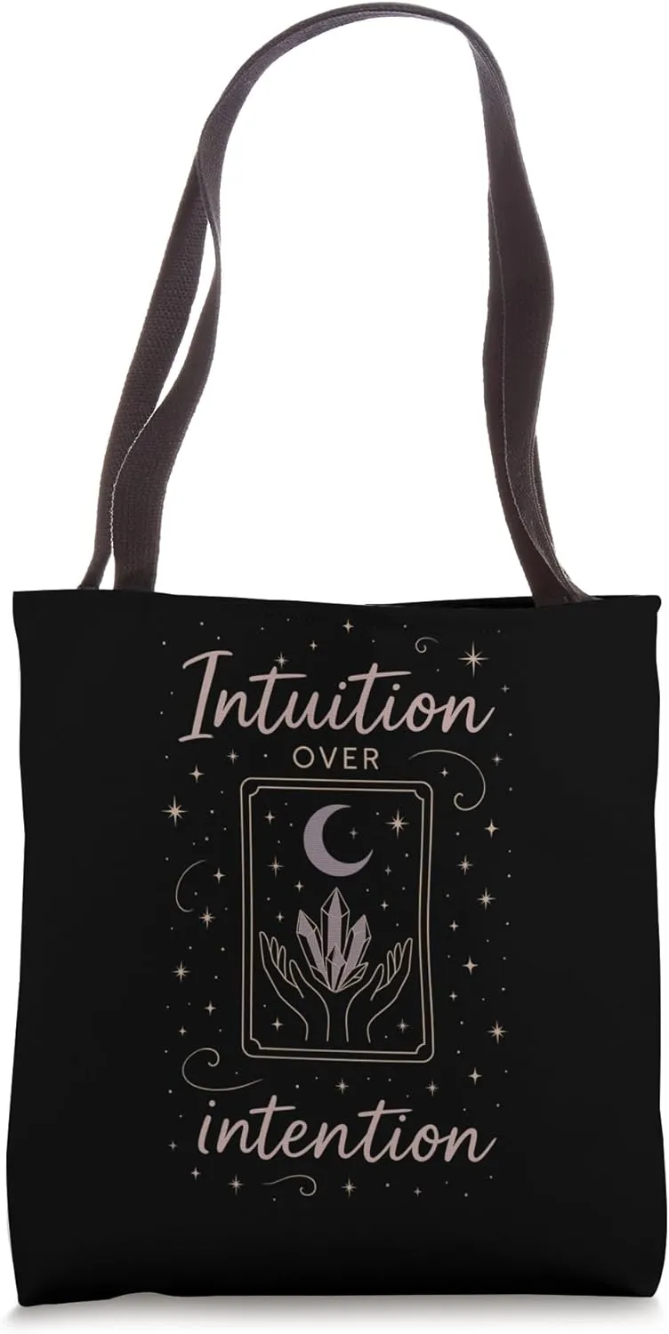 Boho Tarot Reader Moon Phase Spiritual Vibes Celestial Tarot Tote Bag