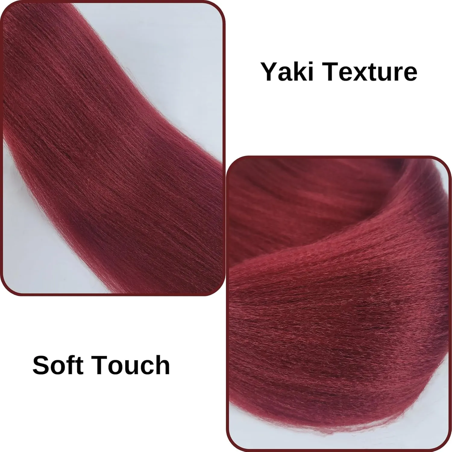 Burgundy Braiding Hair Pre Stretched Dark Red Boho Hair for Braiding Prestretched ez Braid Crochet Curly Deep Wave Braids Knotless Synthetic Boho Braids