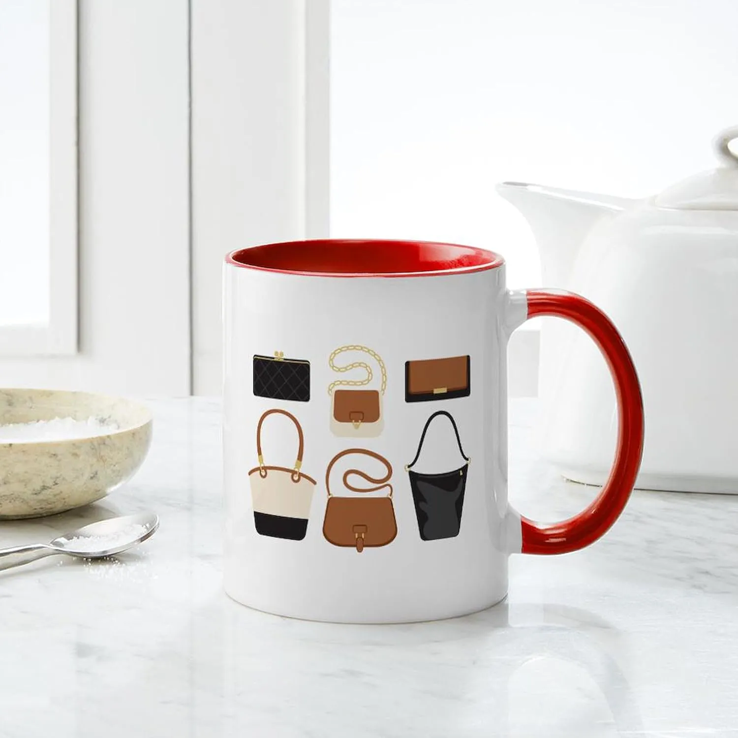 CafePress Womens Handbags Mugs 11 oz (325 ml) Ceramic Coffee Mug