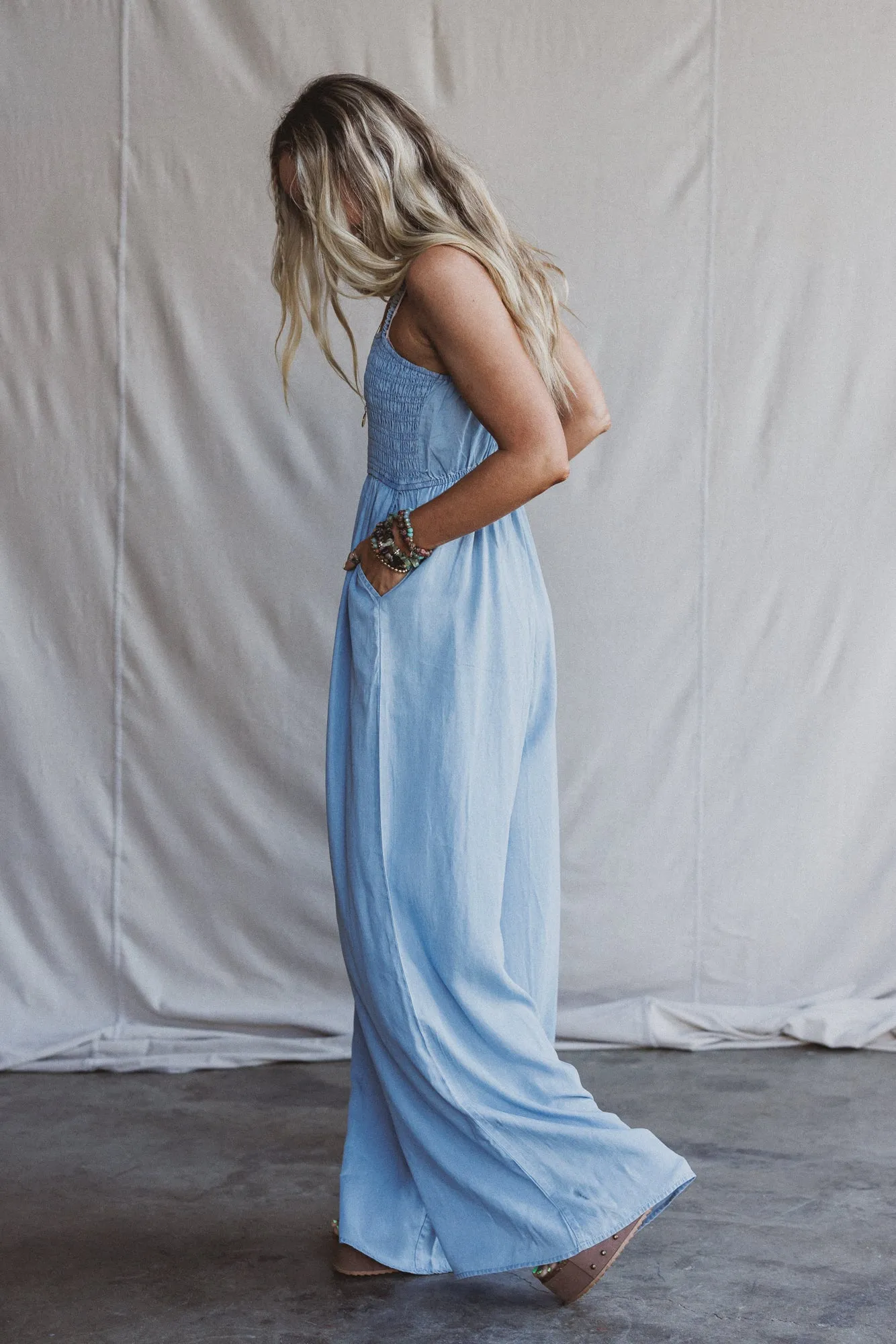 Calyssa Jumpsuit - Chambray