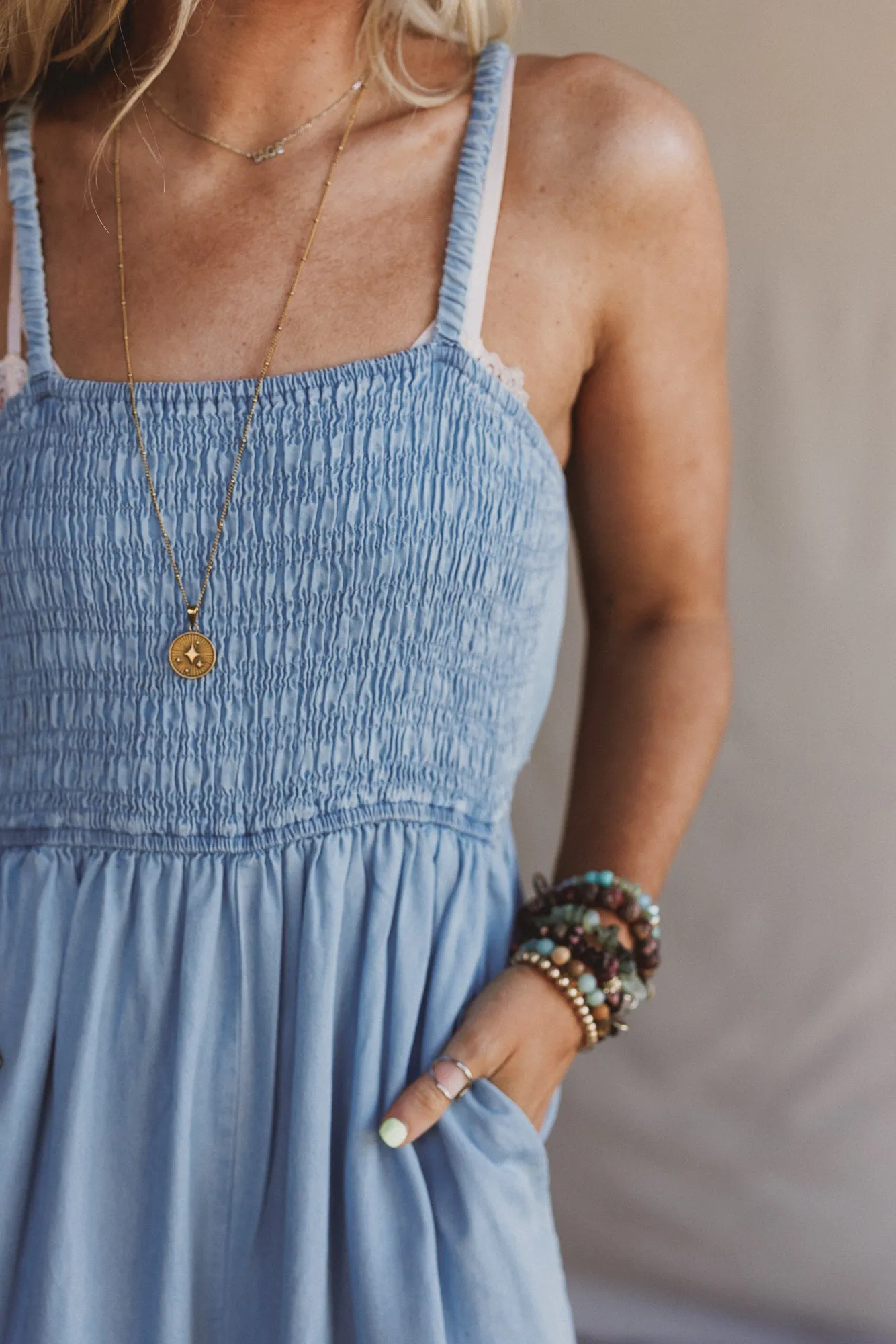 Calyssa Jumpsuit - Chambray