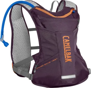 CamelBak Women's Chase Bike Hydration Vest 50 oz, Italian Plum/Laser Orange