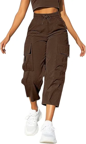 Capri Pants for Women Palazzo Lounge Pants Summer Dandelion Graphic Cropped Cotton Linen Comfy Baggy Trousers