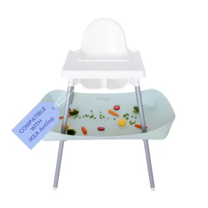 CATCHY -Food Catcher-Compatible with IKEA Antilop High Chair   11 Other High Chairs- Highchair Sold Separately -Baby & Toddler Food & Mess Catcher-Premium Linen Inspired - Under High Chair Accessory