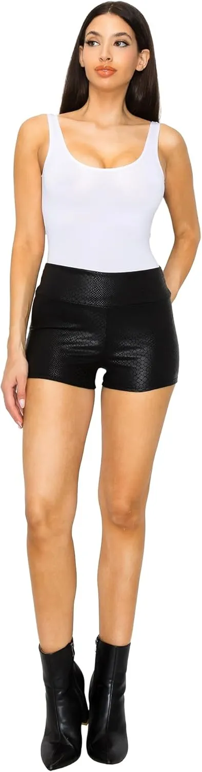 Cemi Ceri Women's J2 Love Faux Leather Shorts