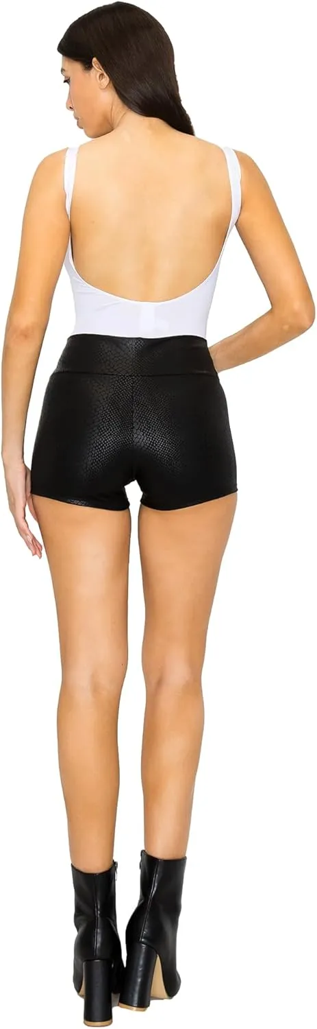 Cemi Ceri Women's J2 Love Faux Leather Shorts