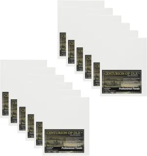 Centurion Deluxe Oil Primed Linen Panel 12-Pack 5x7"