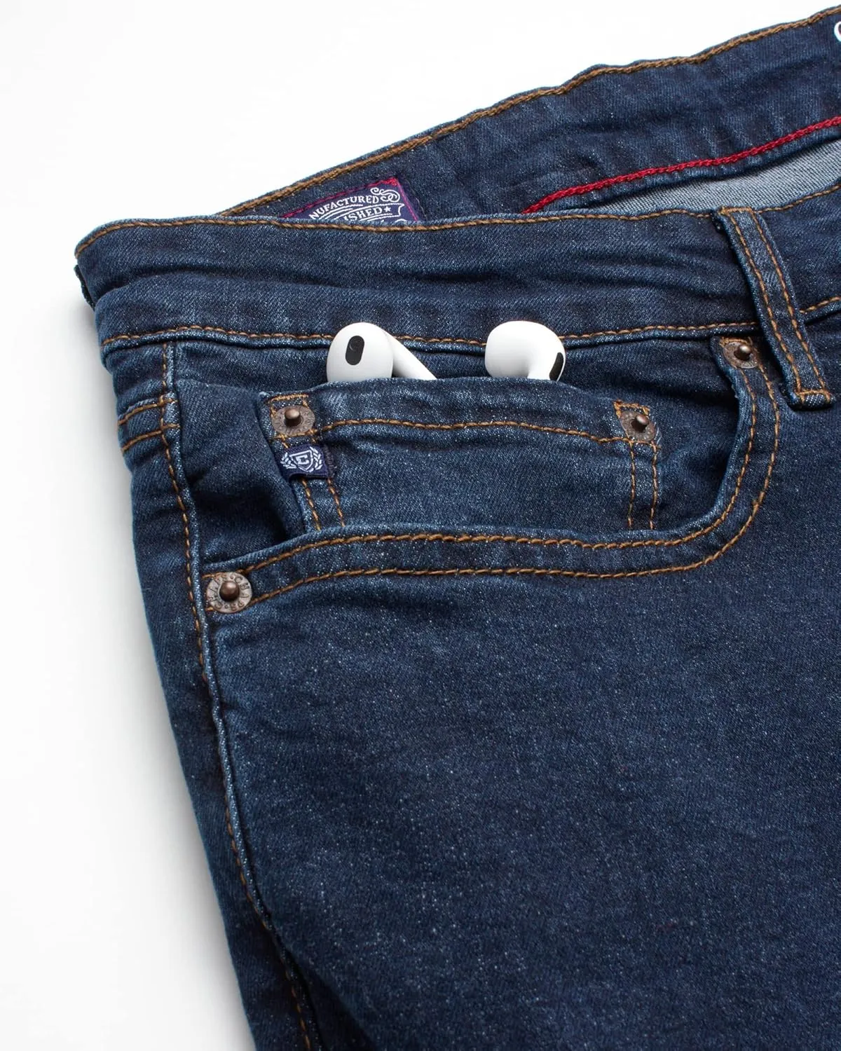 Chaps Men's Relaxed Fit Jeans - Comfort Stretch Denim Jeans - Classic Fit Jeans for Men