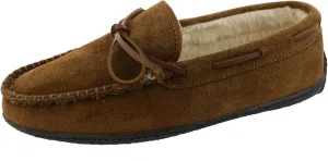 Clarks Men's Augusta Indoor Outdoor Faux Fur Slippers (10 M US, Brown Cow Suede)