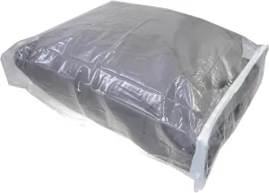 Clear Vinyl Zippered Storage Bags 15x18x3 Inch, Set of 5, AK Plastics by AntiqueKitchen