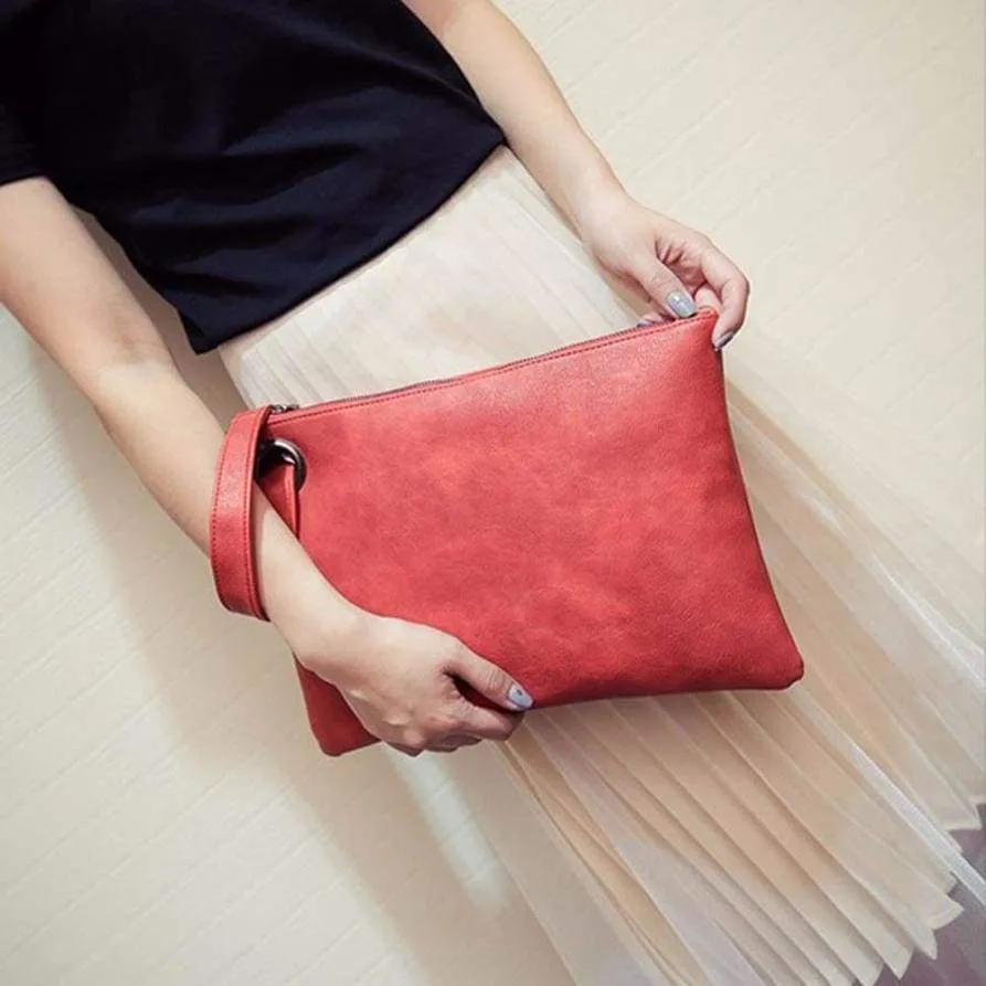 Clutch Bag Leather Envelope