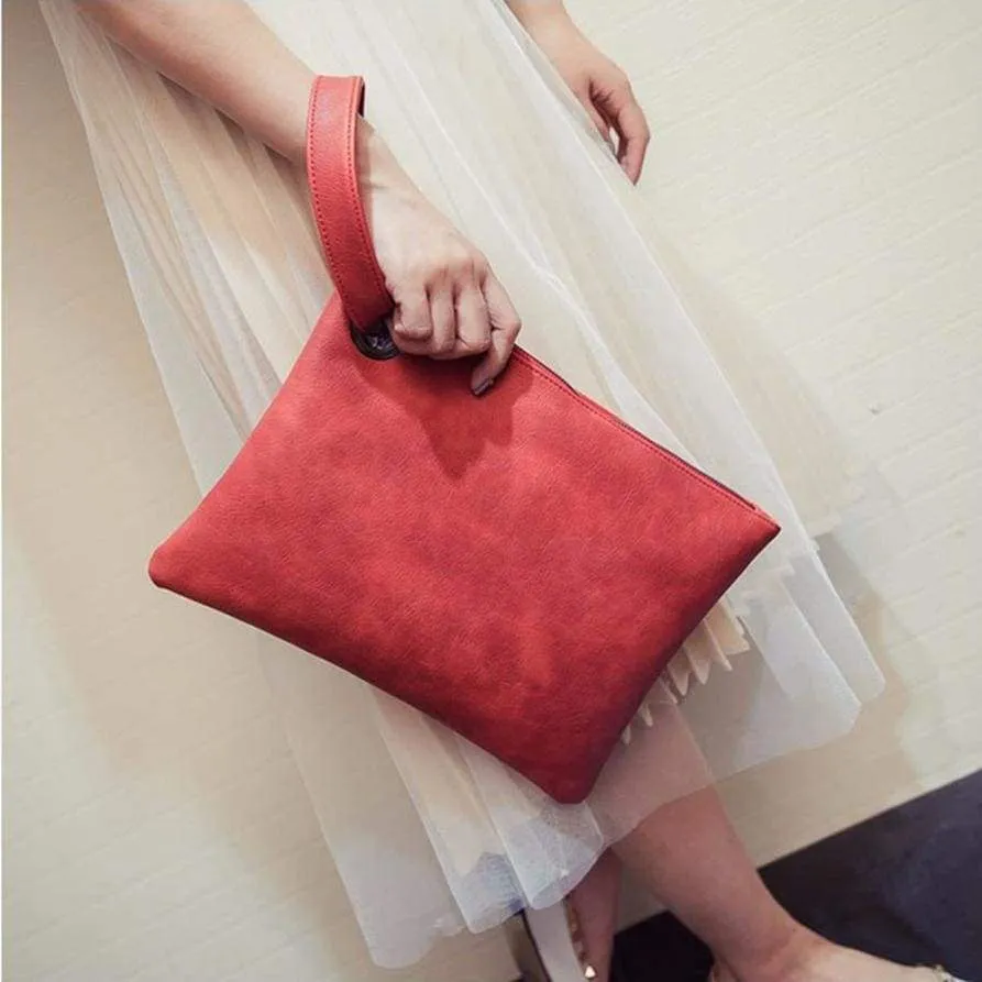 Clutch Bag Leather Envelope