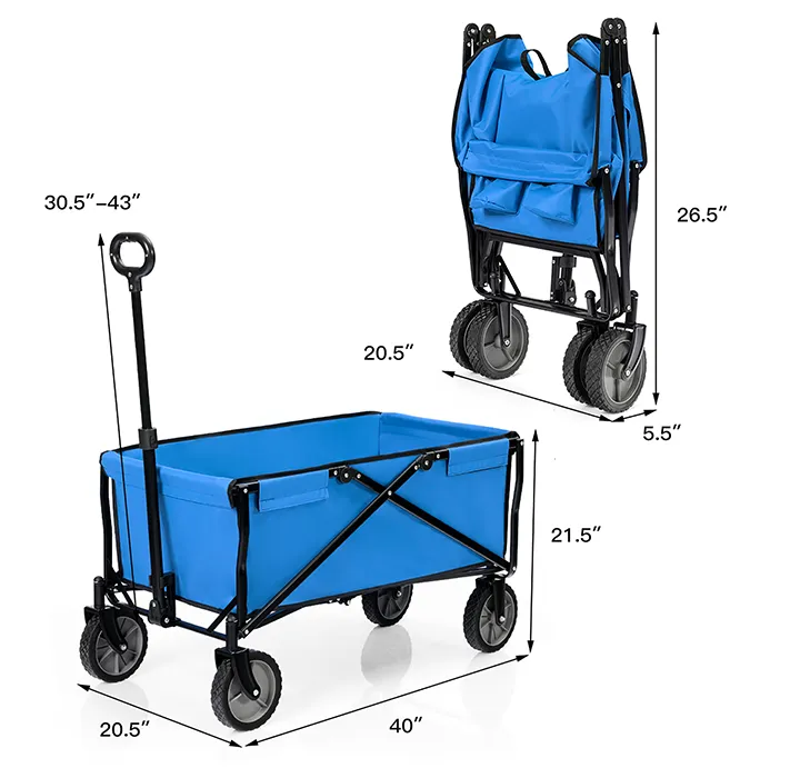 Collapsible Outdoor Utility Folding Wagon