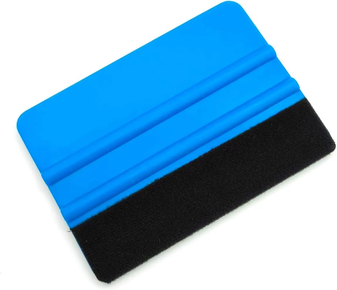Complete Vinyl Wrap Application Tools Kit Auto Window Tint Film Tool Kit Include Felt Squeegee, Fabric Felts, Micro Squeegee, Vinyl Magnet Holders, Working Gloves, Vinyl Knife, Utility Knife Blades