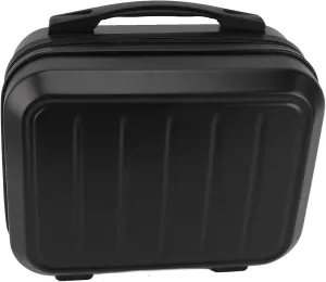 Cosmetic Bag, Durable Delicate ABS Travel Cosmetic Case 14in Portable for Travel, Greenish Blue