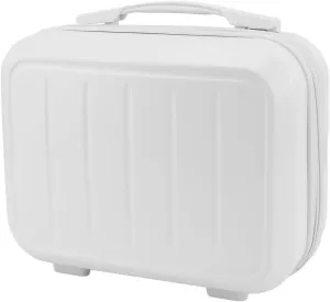 Cosmetic Bag, Durable Delicate ABS Travel Cosmetic Case 14in Portable for Travel, Greenish Blue