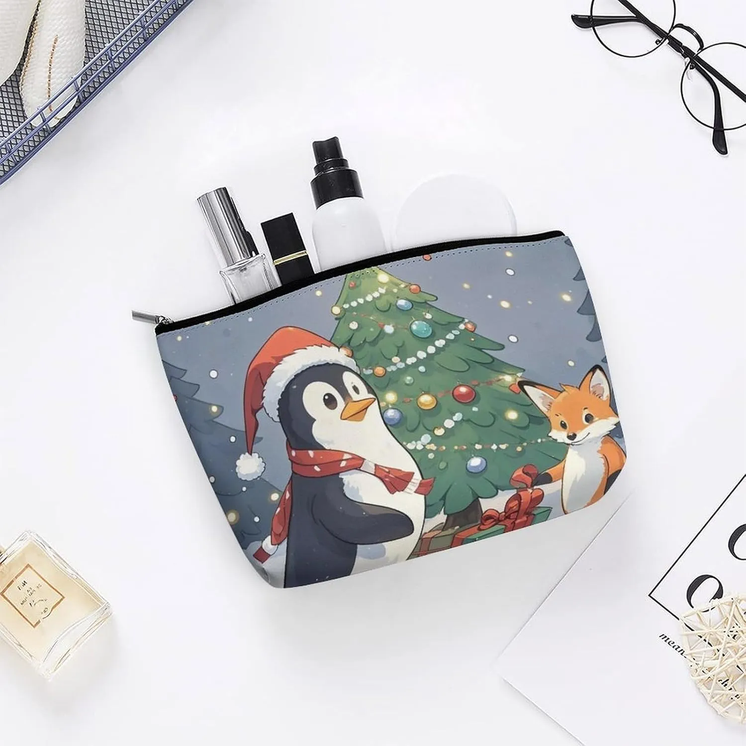Cosmetic Bag Makeup Bags for Women Portable Makeup Bag Sharing Presents Makeup Case Travel Toiletry Bag for Travel Accessories