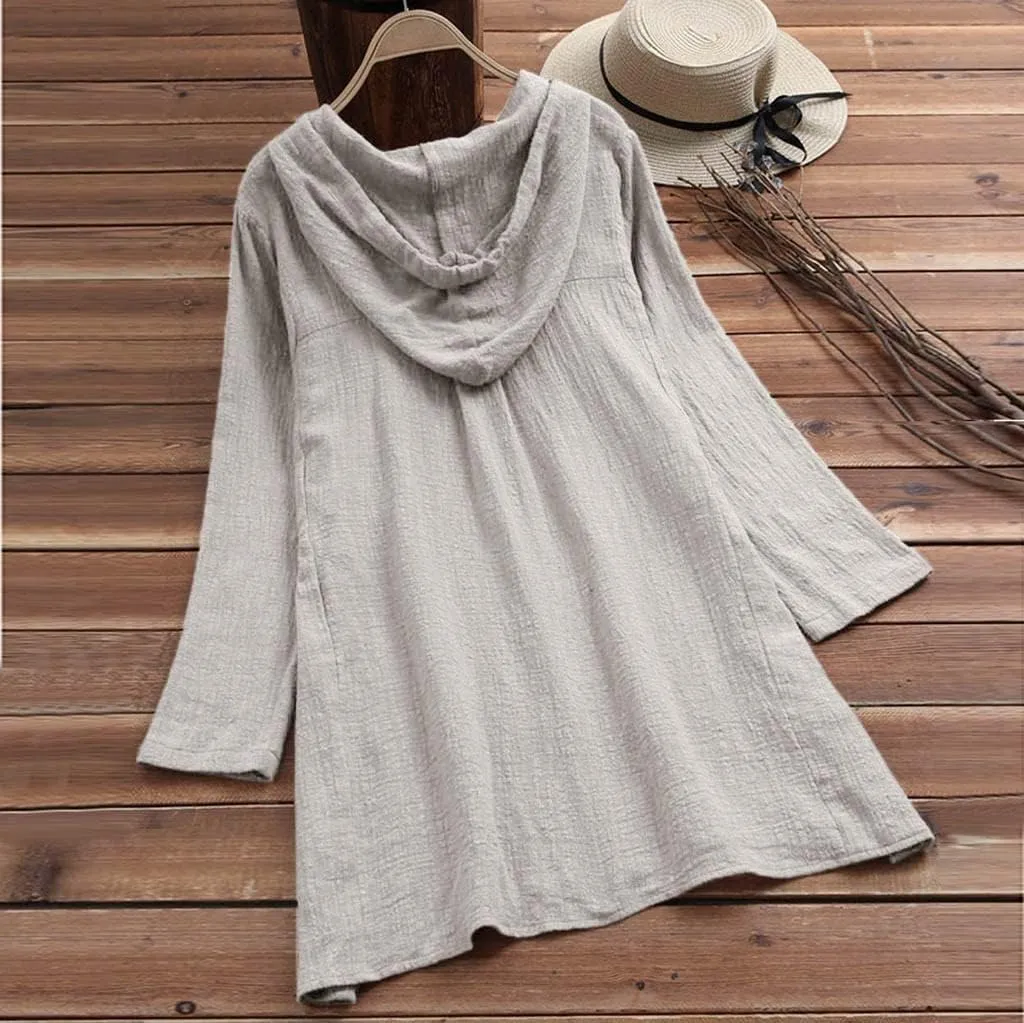 Cover Ups for Swimwear Women 2025 Cotton Linen Blouse Short Sleeve Button Down High Low Shirt Roll-Up Sleeve Tops