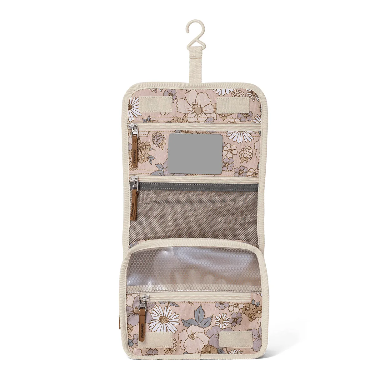 CRYWOLF - TOILETRY BAG: DAISY FLORAL