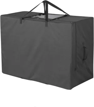 Cuddly Nest Folding Mattress Storage Bag - Heavy Duty Carry Case for Tri-Fold Guest Bed (Fits 6" Twin & Twin XL Mattress,Black)