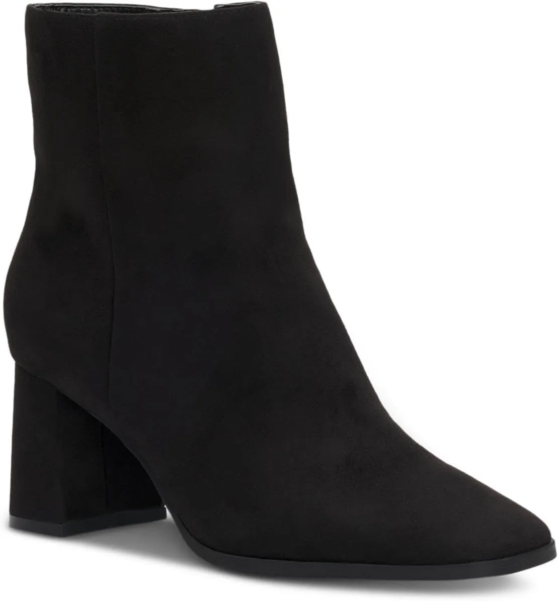Cufflinks Inc. Womens Dasha Faux Suede Square Toe Booties, Black, 11 Medium